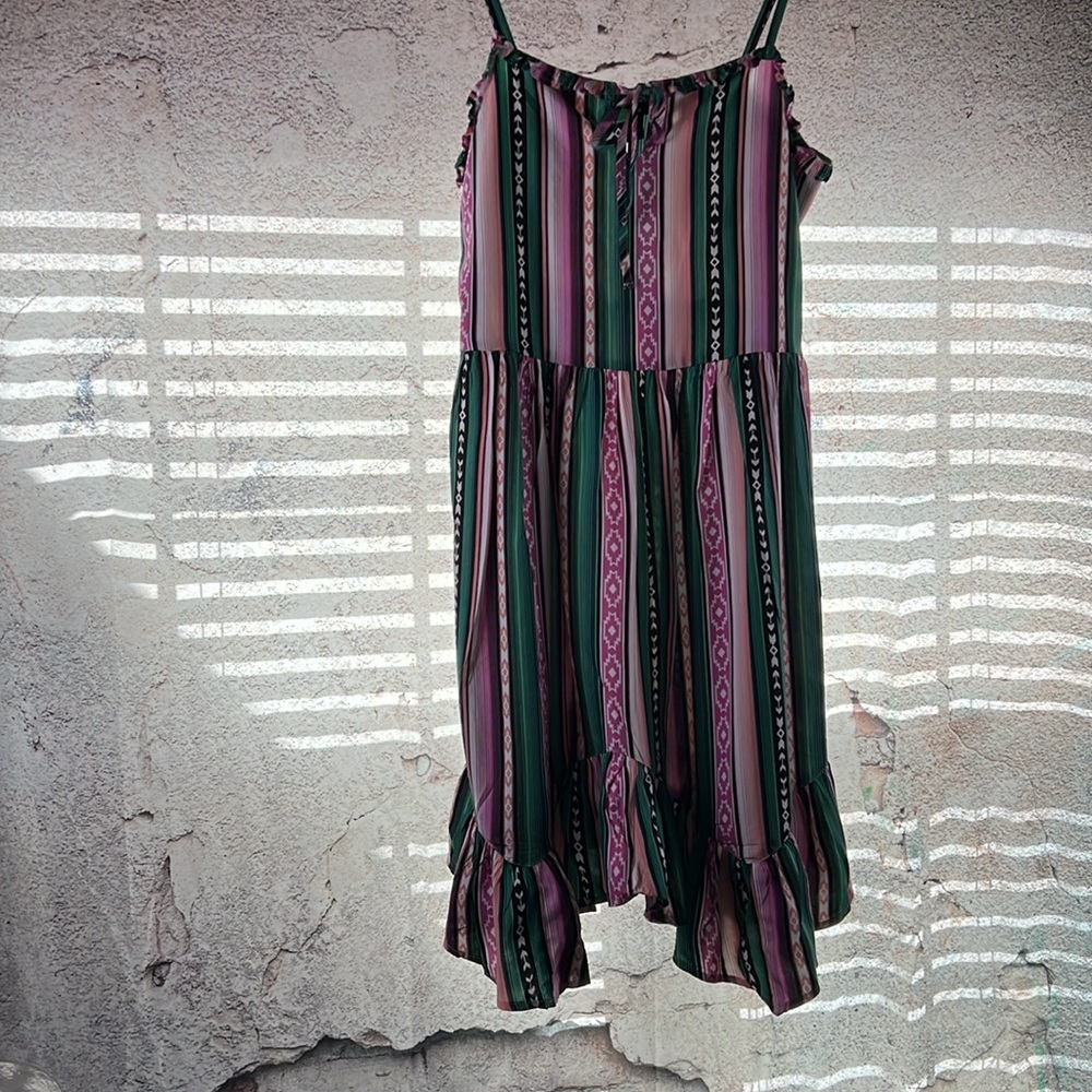Wrangler Retro® Ladies' Ruffle Hem Strappy Dress small A522 - Picture 4 of 5